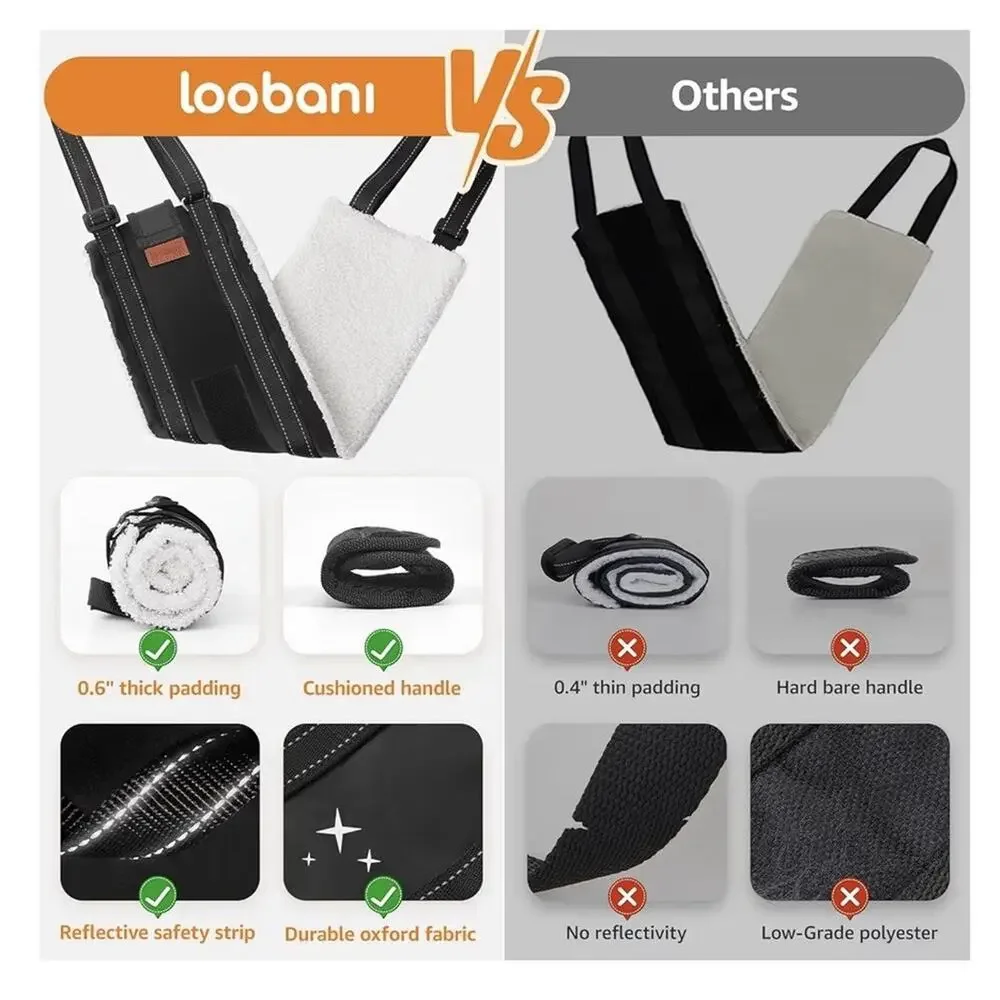 LOOBANI Dog Lift Harness XL Rear Leg Support Sling Hip Arthritis Rehab Aid